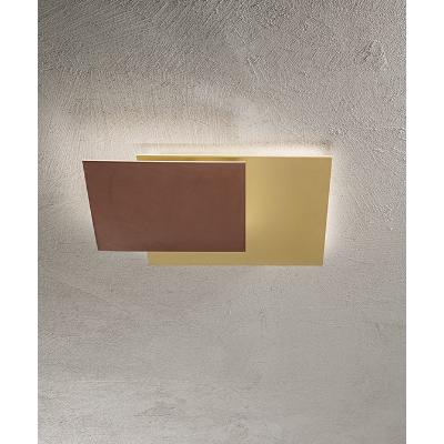 APPLIQUE IN METALLO COL. ORO/MARRONE MET